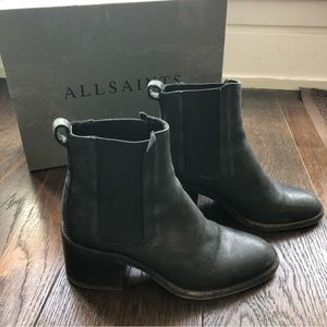 All saints Chelsea heeled boots